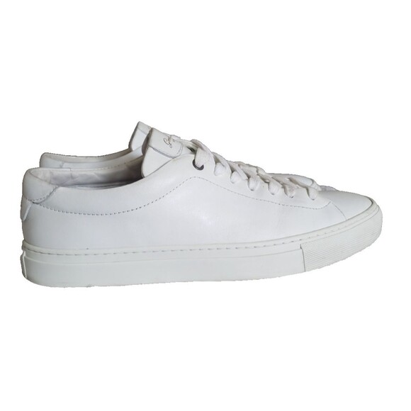 Good Man Brand Men\'s White Leather Lace-Up Sneakers Made in Italy Size 8.5 main image 11